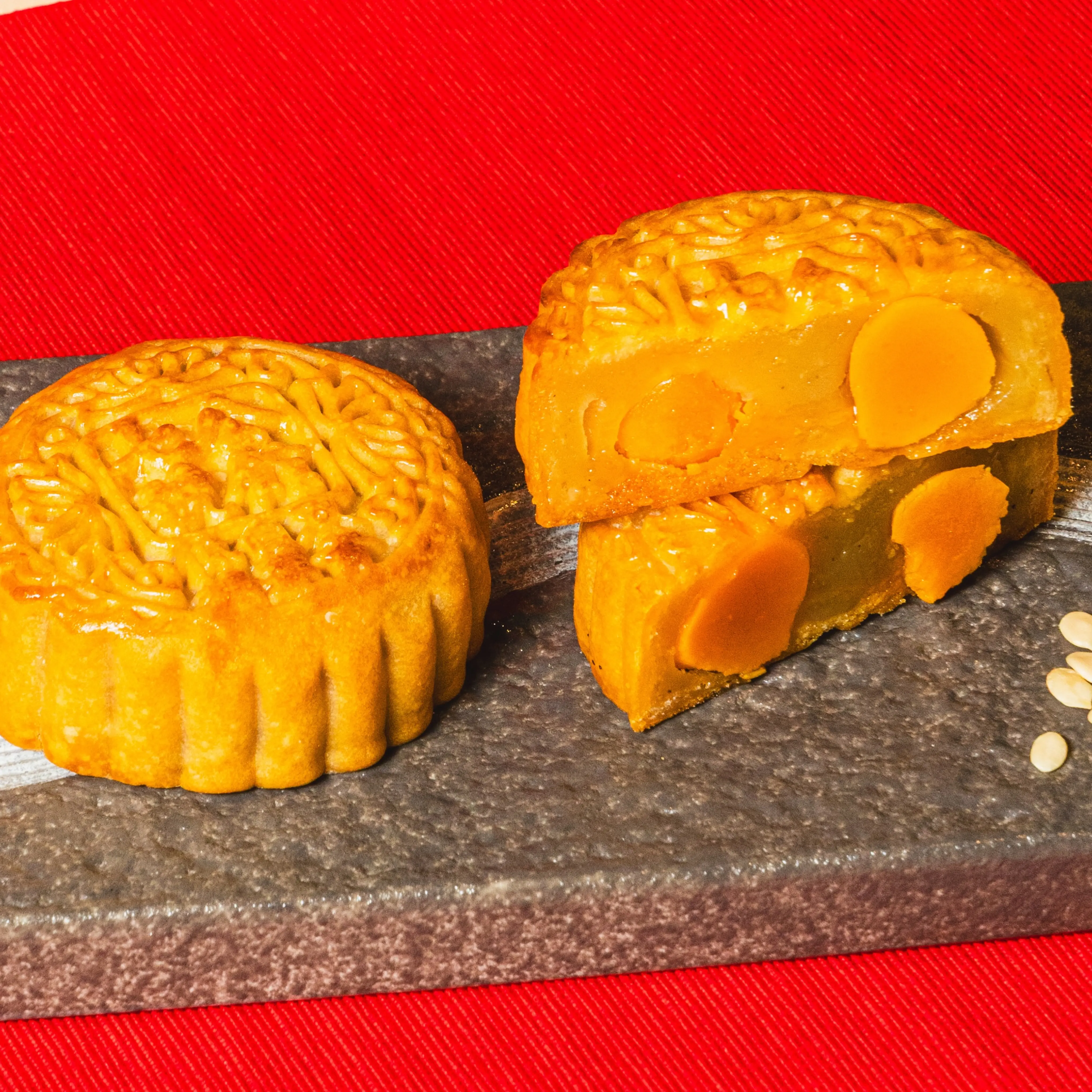Lotus With Melon Seed Mooncake